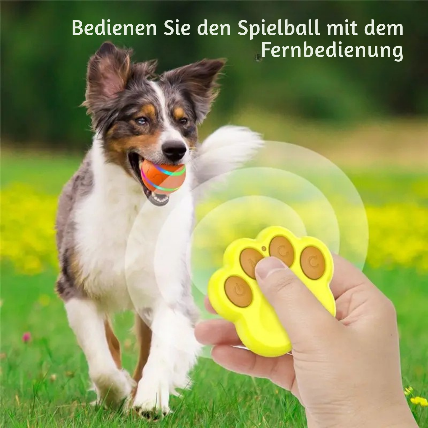 Intelligenter interaktiver Rollball für Hunde & Katzen