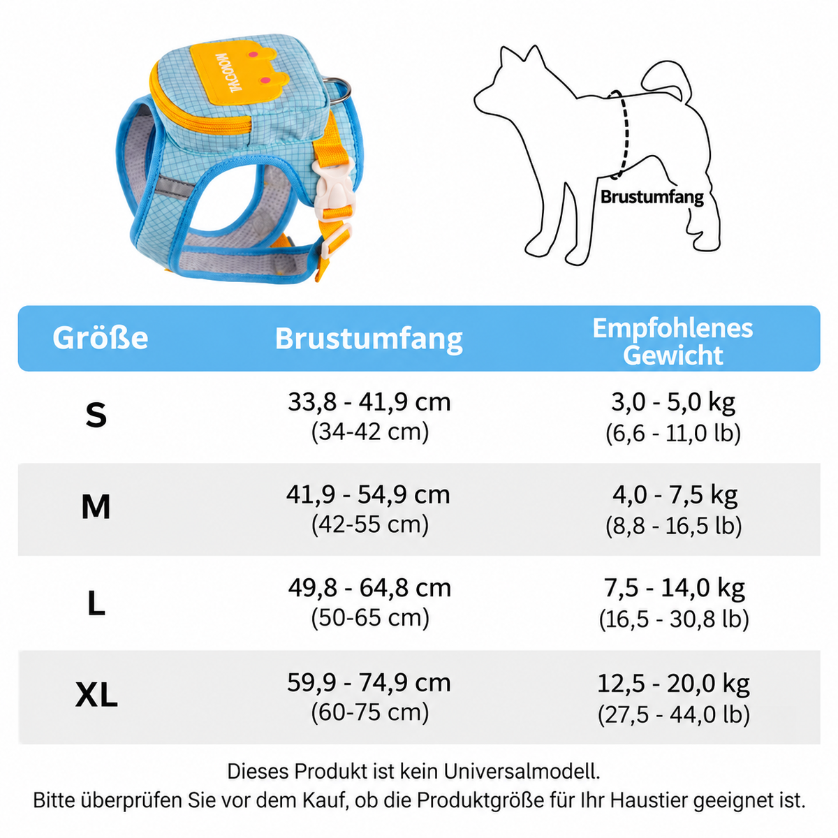 Weiches Reflektor-Geschirr für Haustiere 🐾