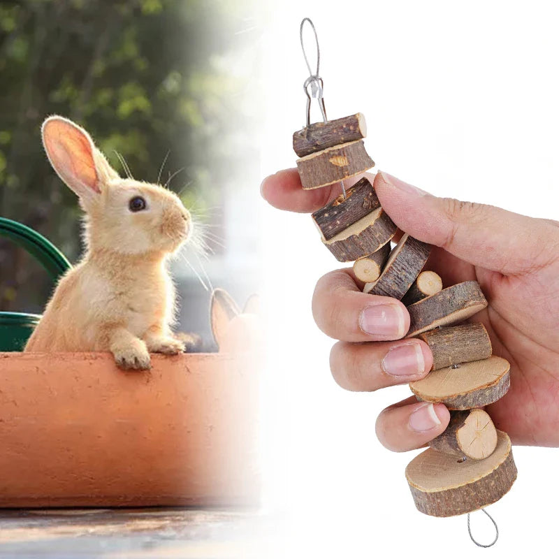 Nagespielzeug – Naturholzstäbe für Hamster und Kaninchen