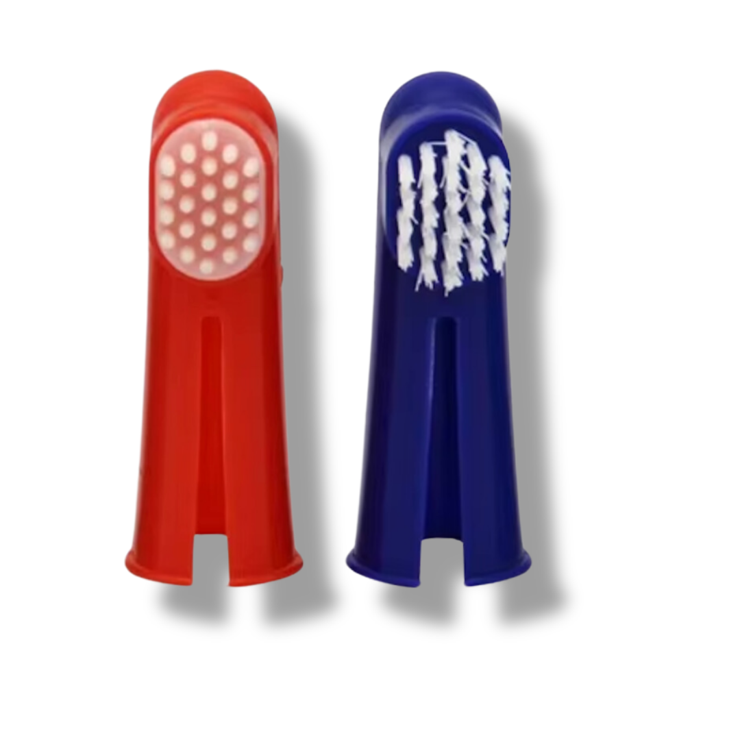 Weiche Fingerzahnbürste für Hunde – 3er Set