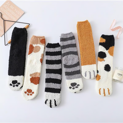 Katzenpfoten Kuschelsocken