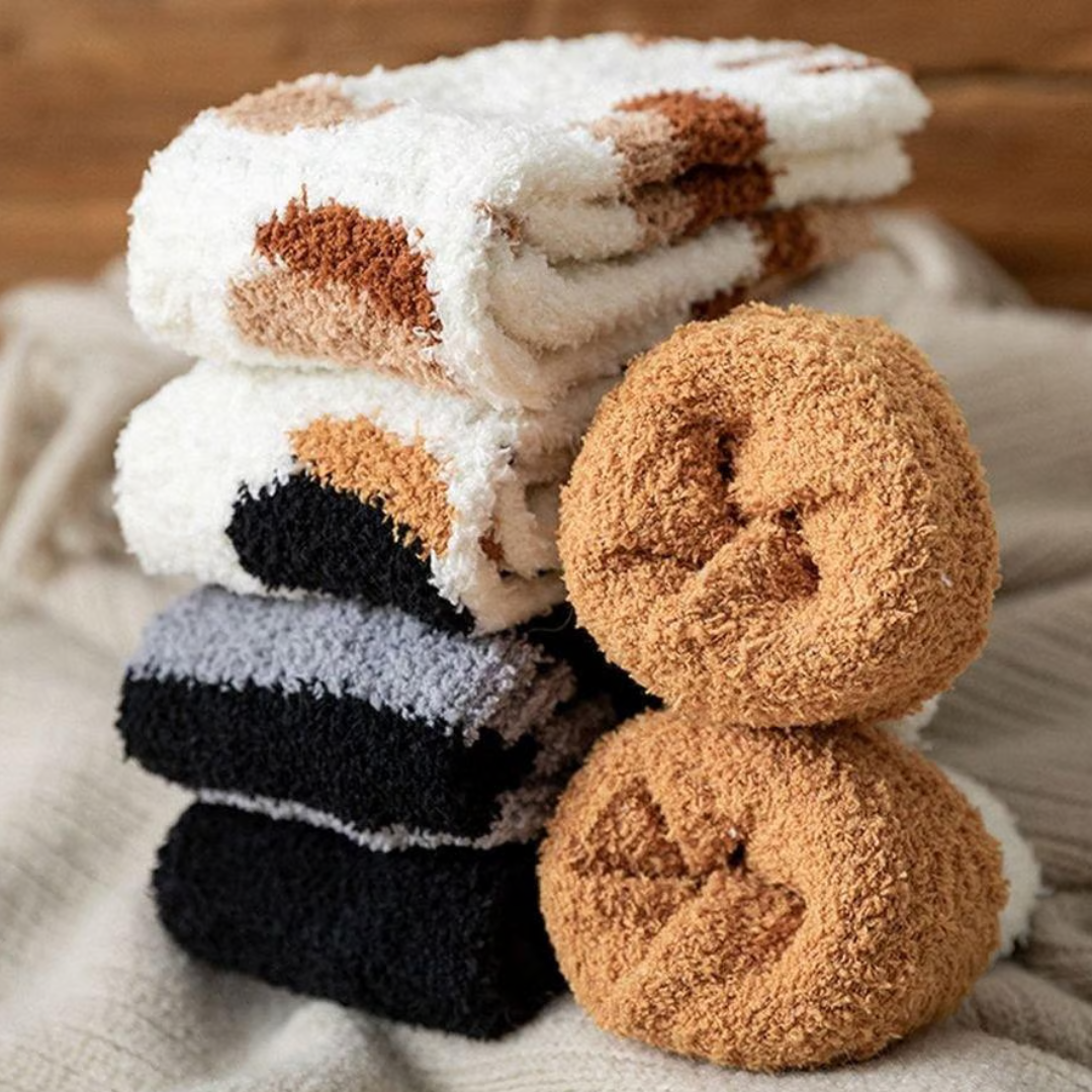Katzenpfoten Kuschelsocken