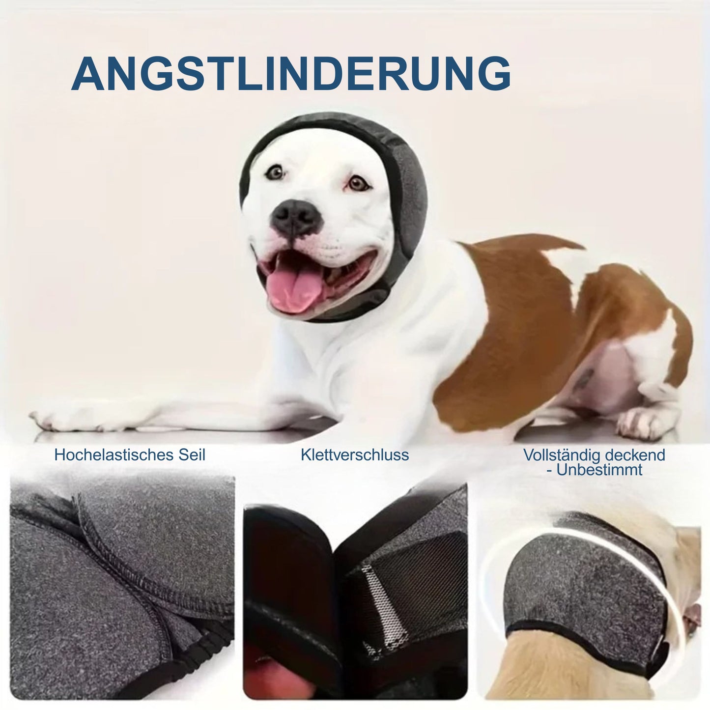 RuhePfote Geräuschdämpfender Gehörschutz für Hunde