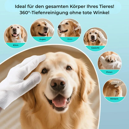 PfotenFrisch Fellpflege-Handschuhe ohne Ausspülen
