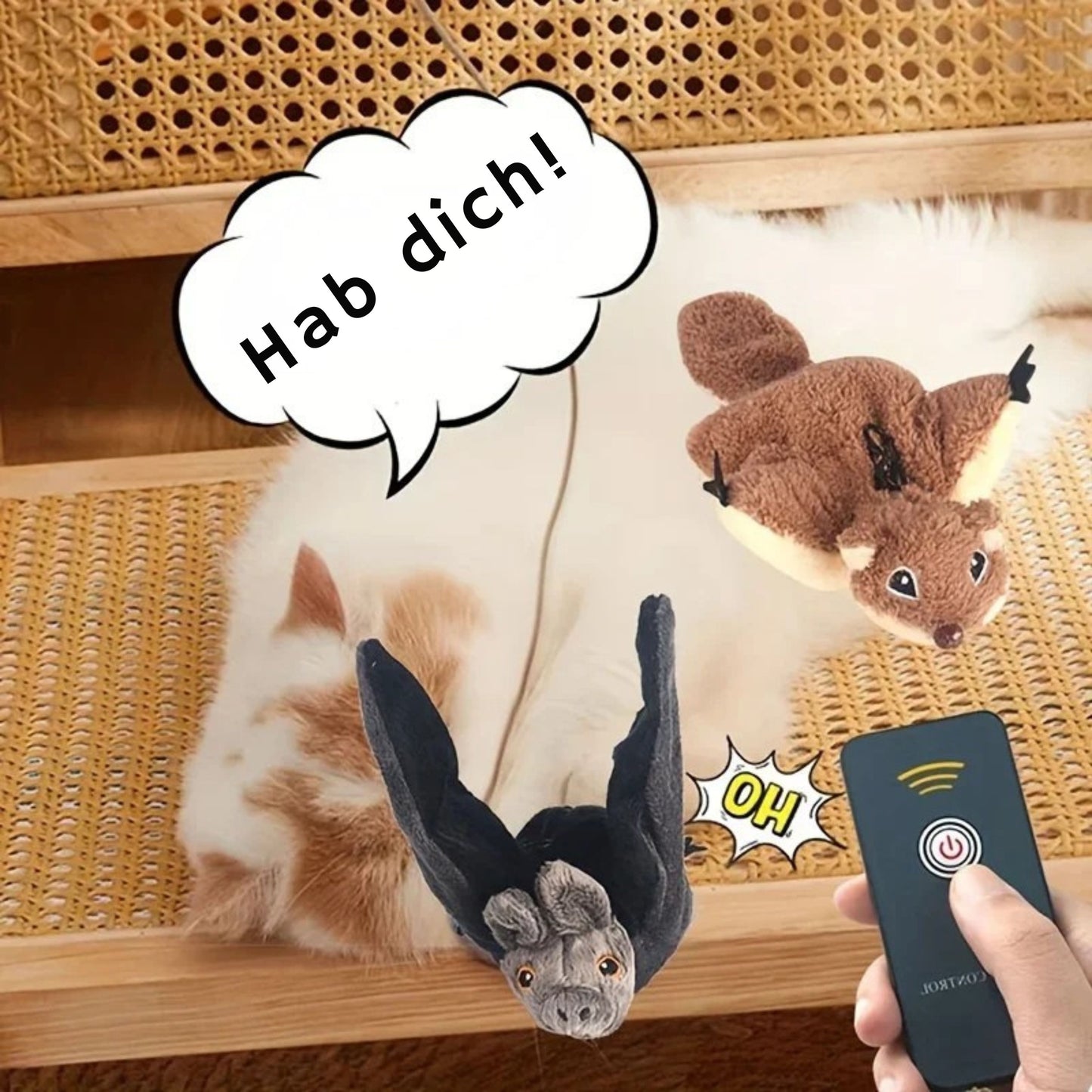 FlatterVogel Interaktives Haustierspielzeug