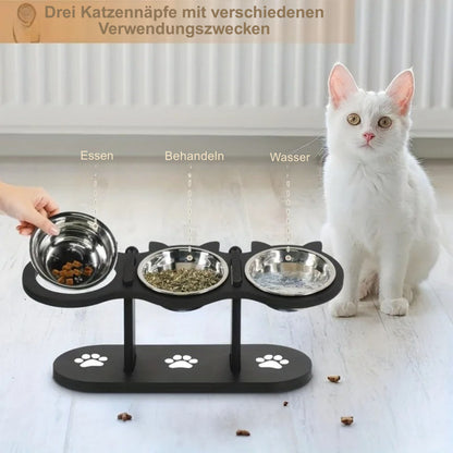 PfotenPlatz 3-stufige Erhöhte Futterstation