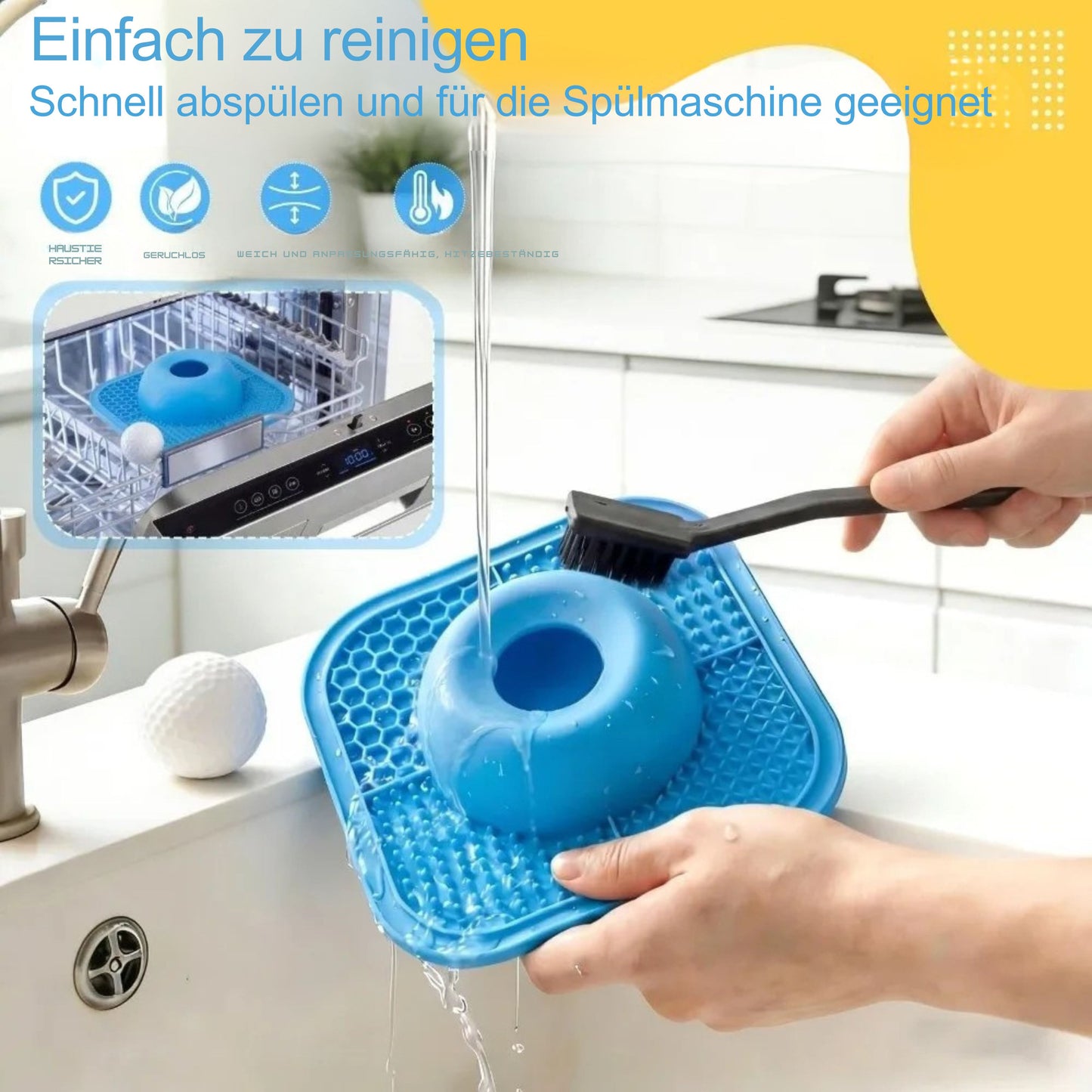 RollGenuss Interaktiver Anti-Schling-Napf