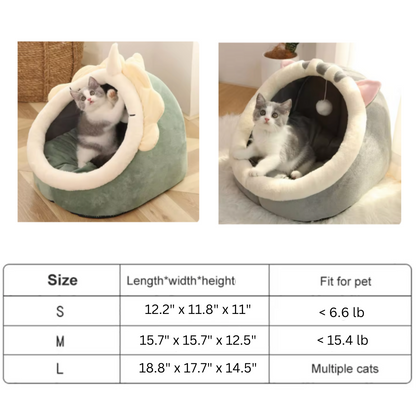 Deluxe Katzen Kuschelbett