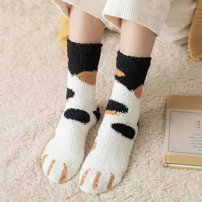 Katzenpfoten Kuschelsocken