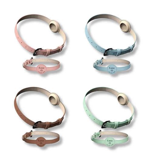 Personalisiertes AirTag Halsband für Haustiere
