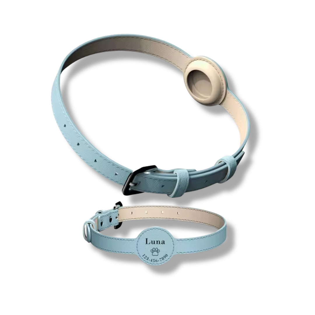Personalisiertes AirTag Halsband für Haustiere