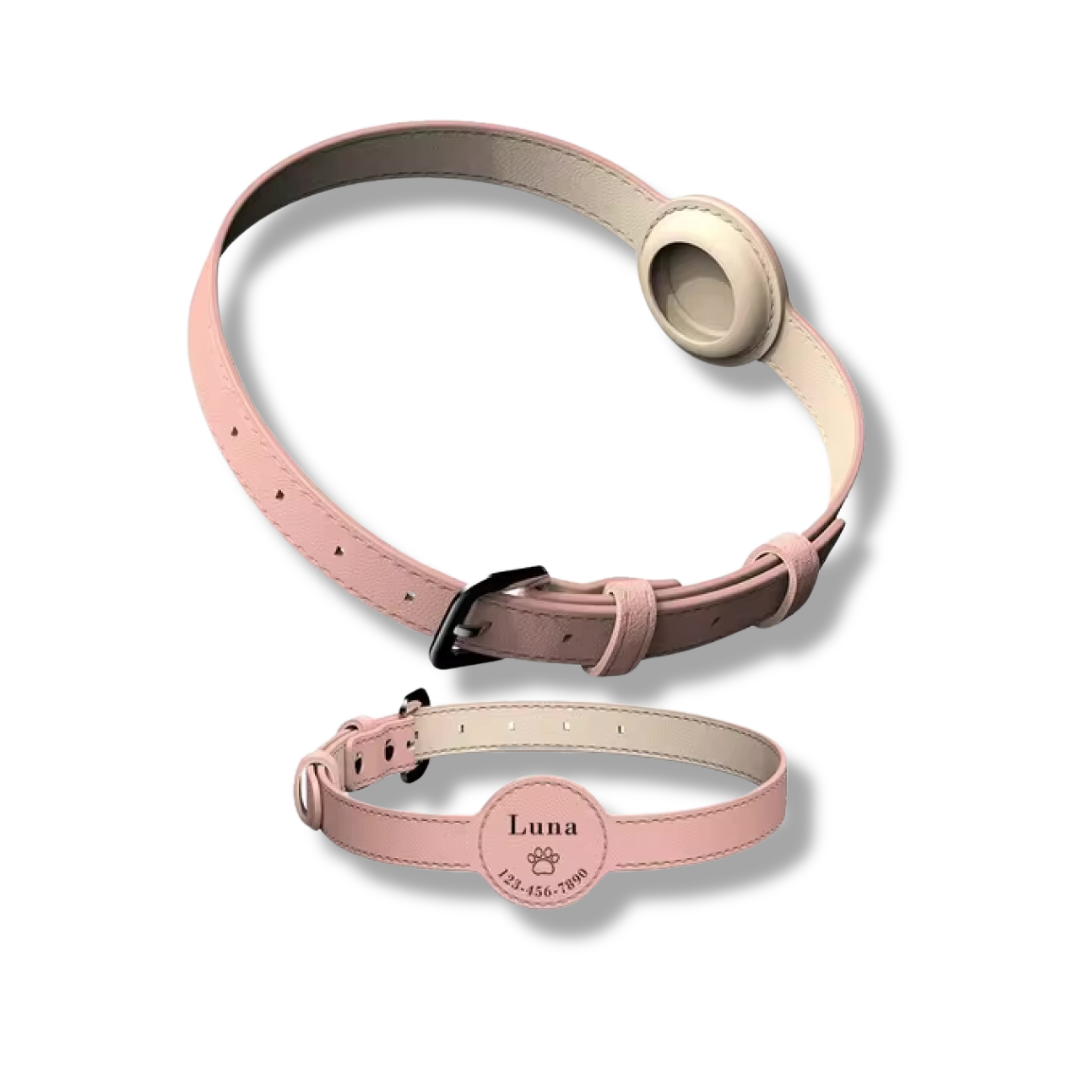 Personalisiertes AirTag Halsband für Haustiere