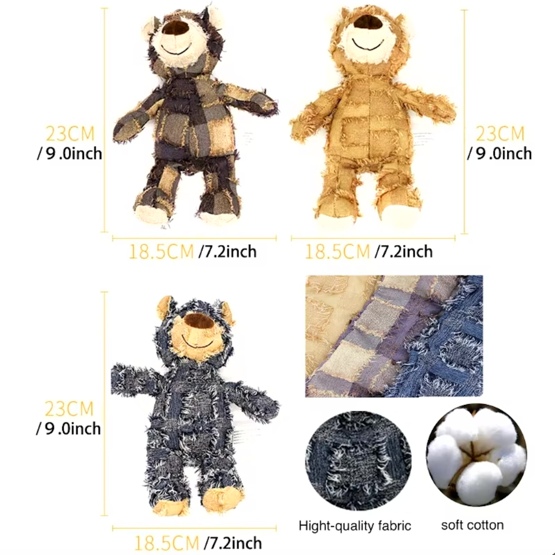 Robuster Teddybär für Hunde
