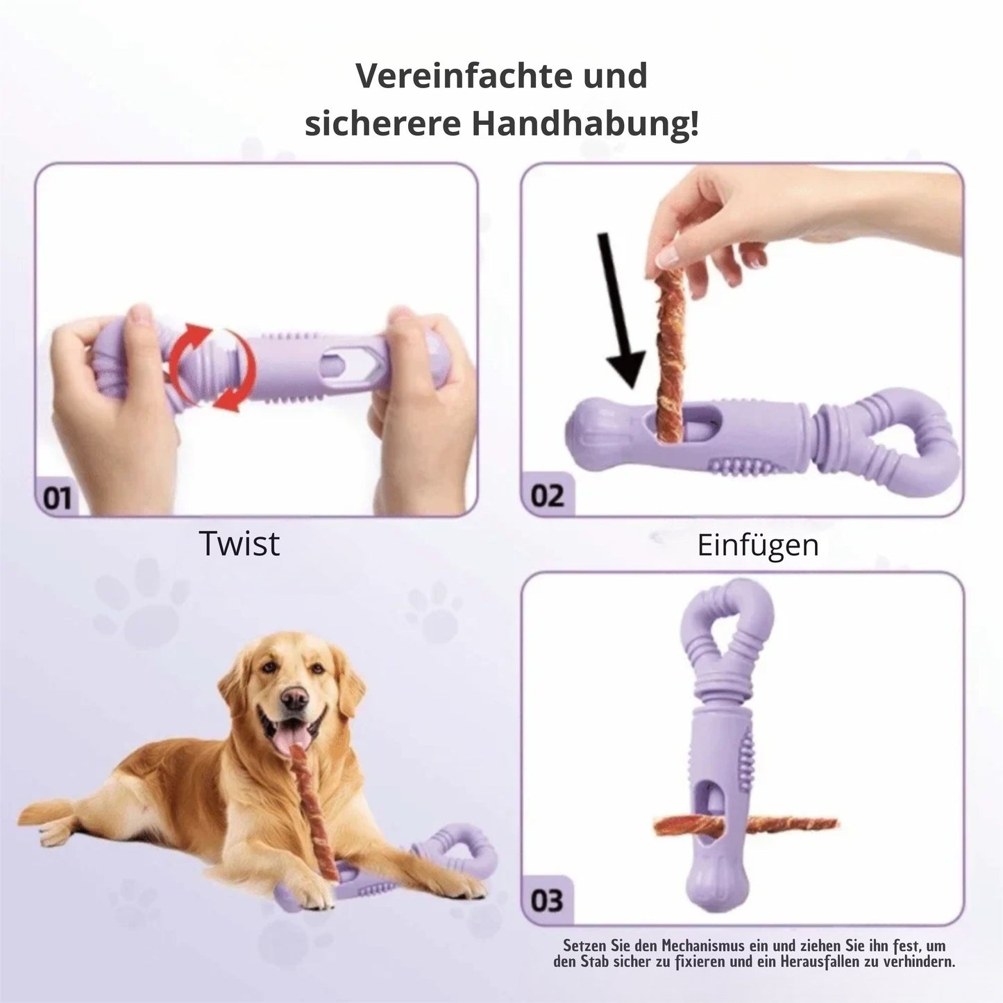 DrehKau Interaktives Kauspielzeug für Hunde