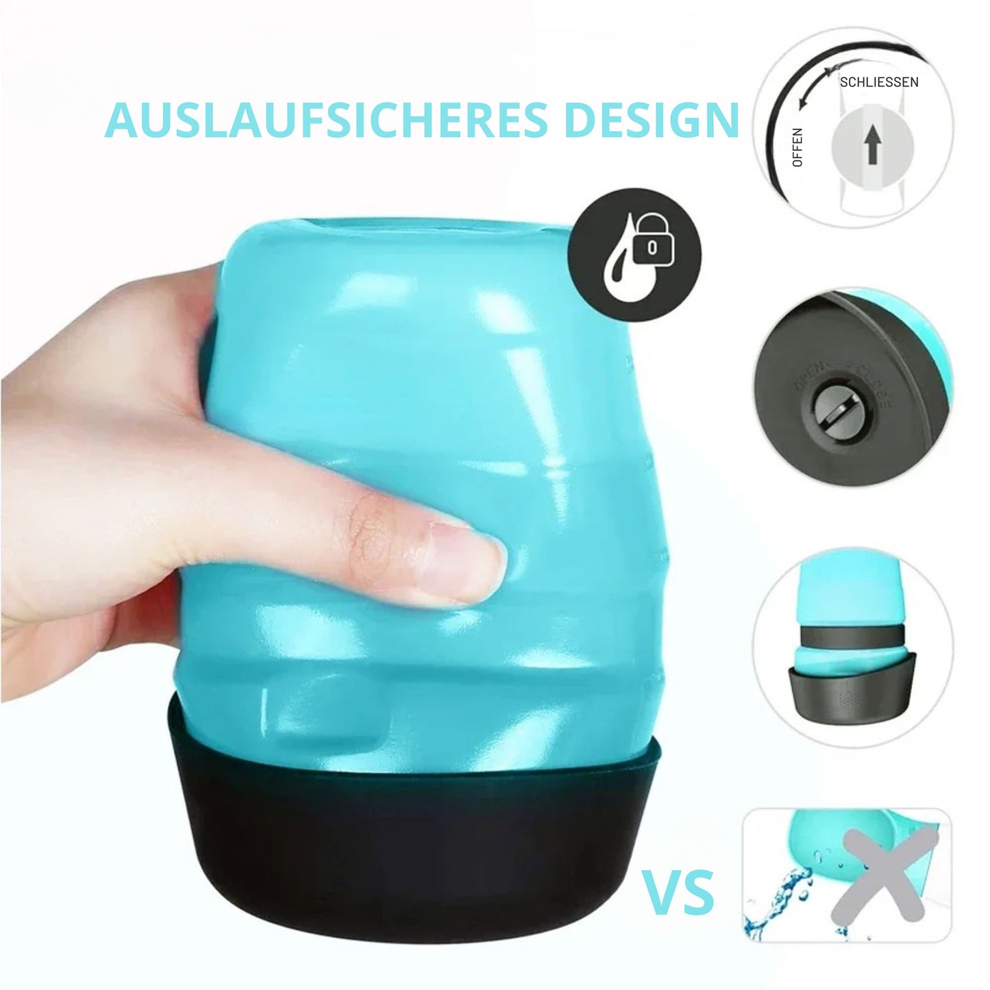 Faltbare Hunde Trinkflasche