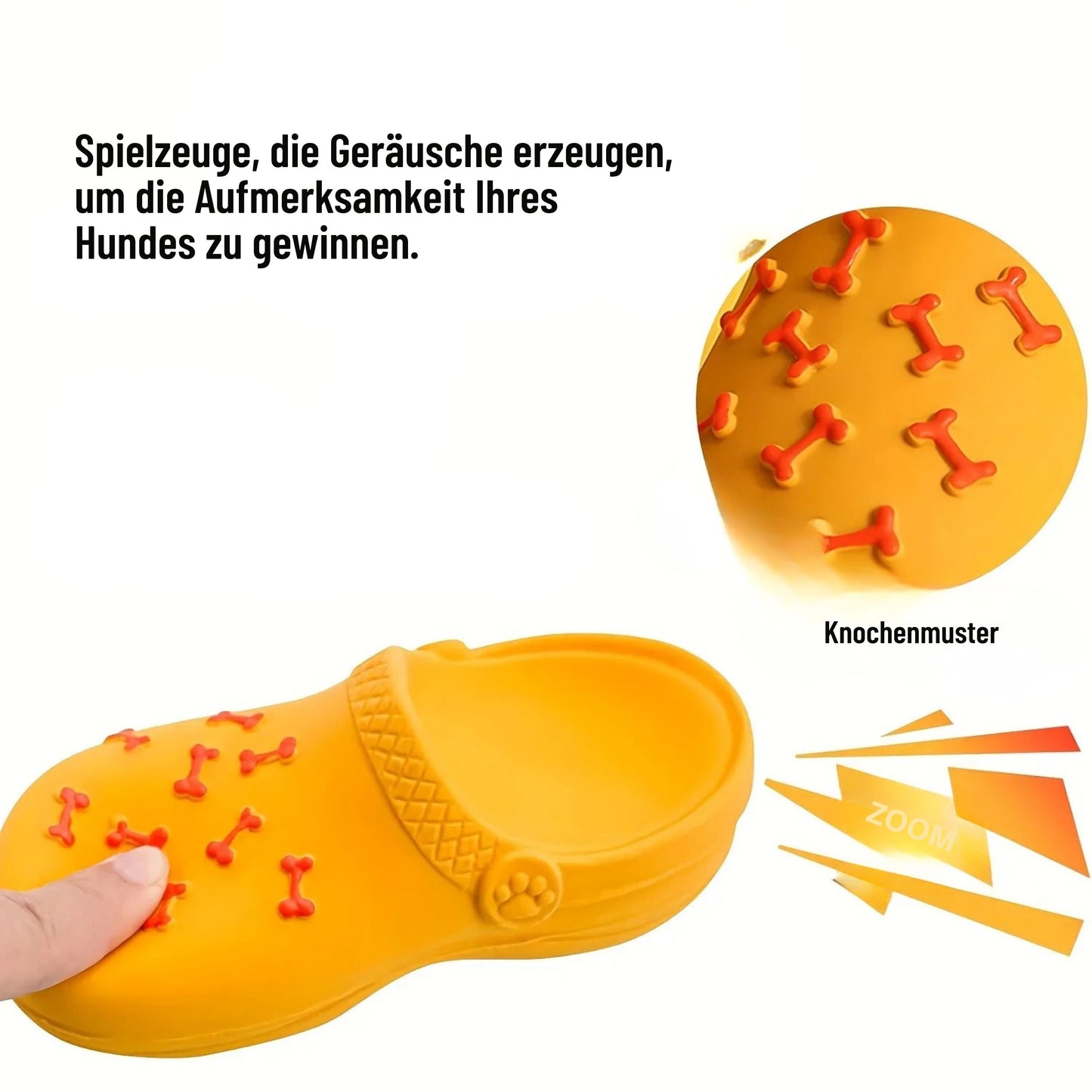 KauSchritt Gummi-Hausschuhspielzeug