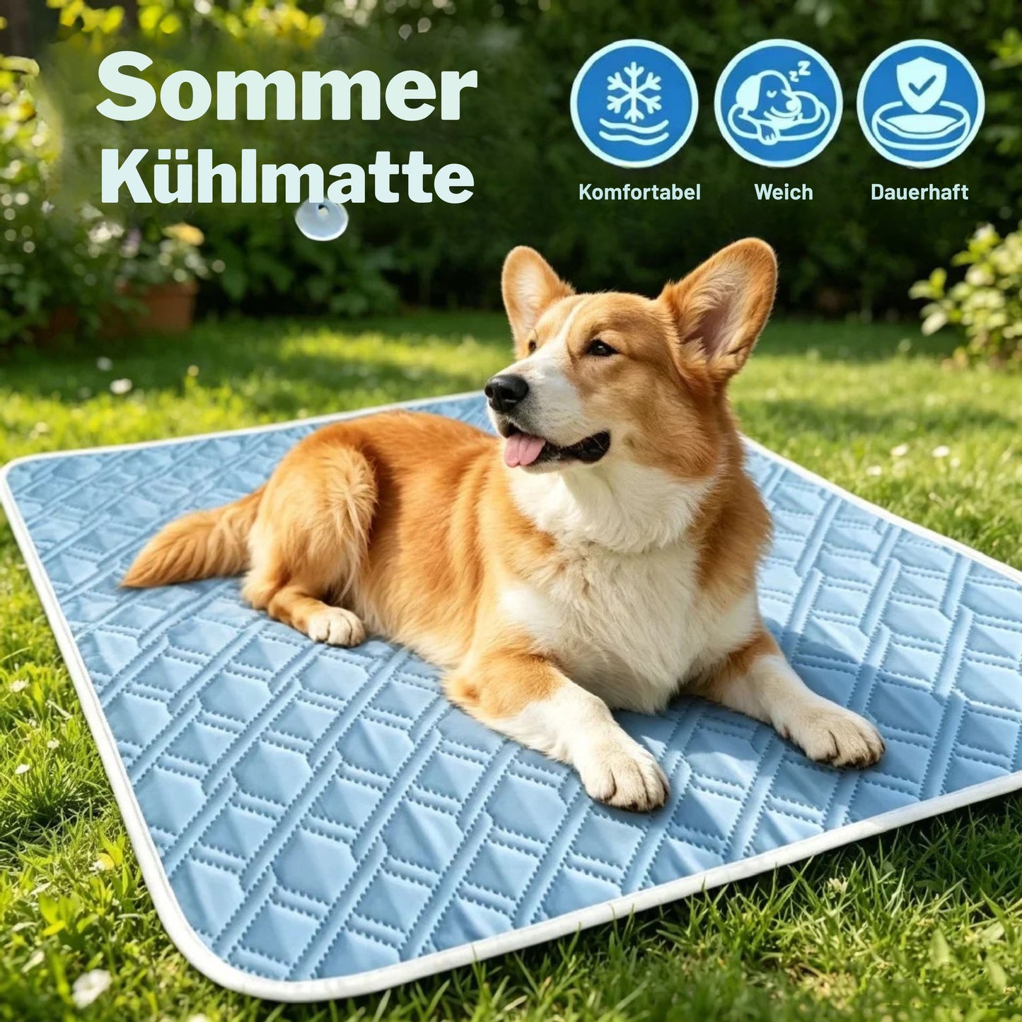 FrostPfote Premium Kühlmatte für Hunde
