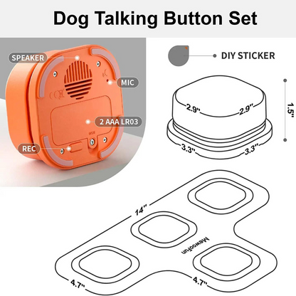 Kommunikationsbutton für Hunde