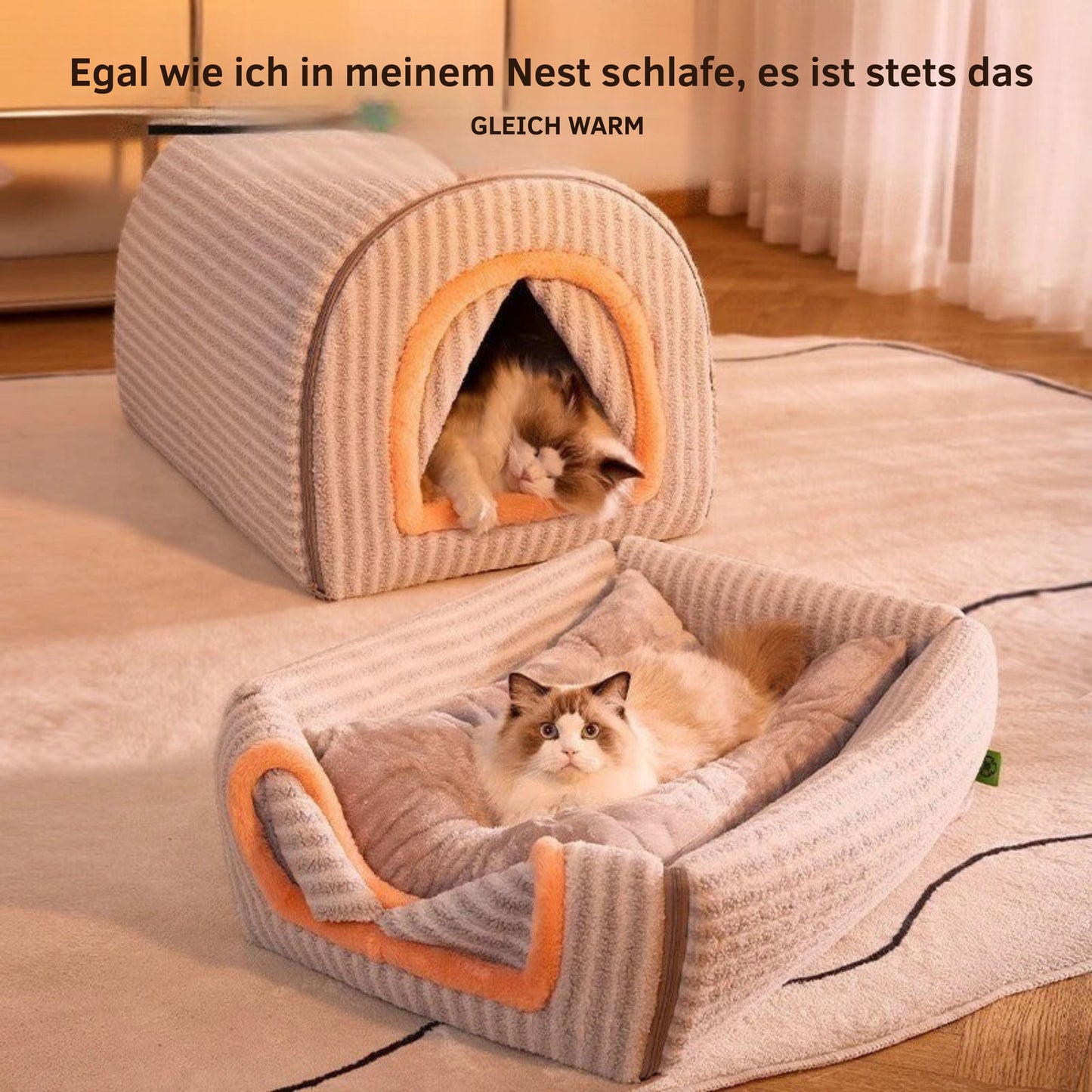 Kuschelhöhle Haustierbett
