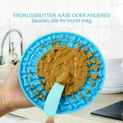 StickyPaw Leckmatte für Hunde & Katzen – Saugnapf Slow Feeder
