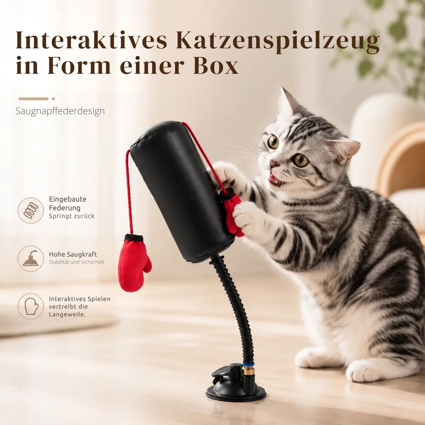 PfotenBox Interaktives Katzenspielzeug
