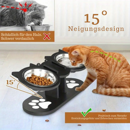 PfotenPlatz 3-stufige Erhöhte Futterstation