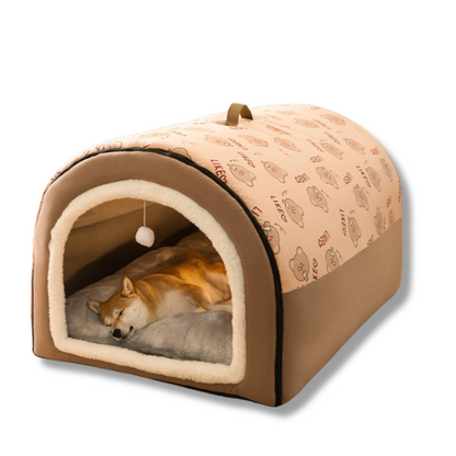 Warmes Hunde- & Katzenhaus für den Winter