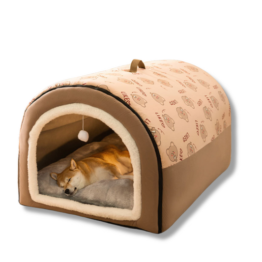 Warmes Hunde- & Katzenhaus für den Winter