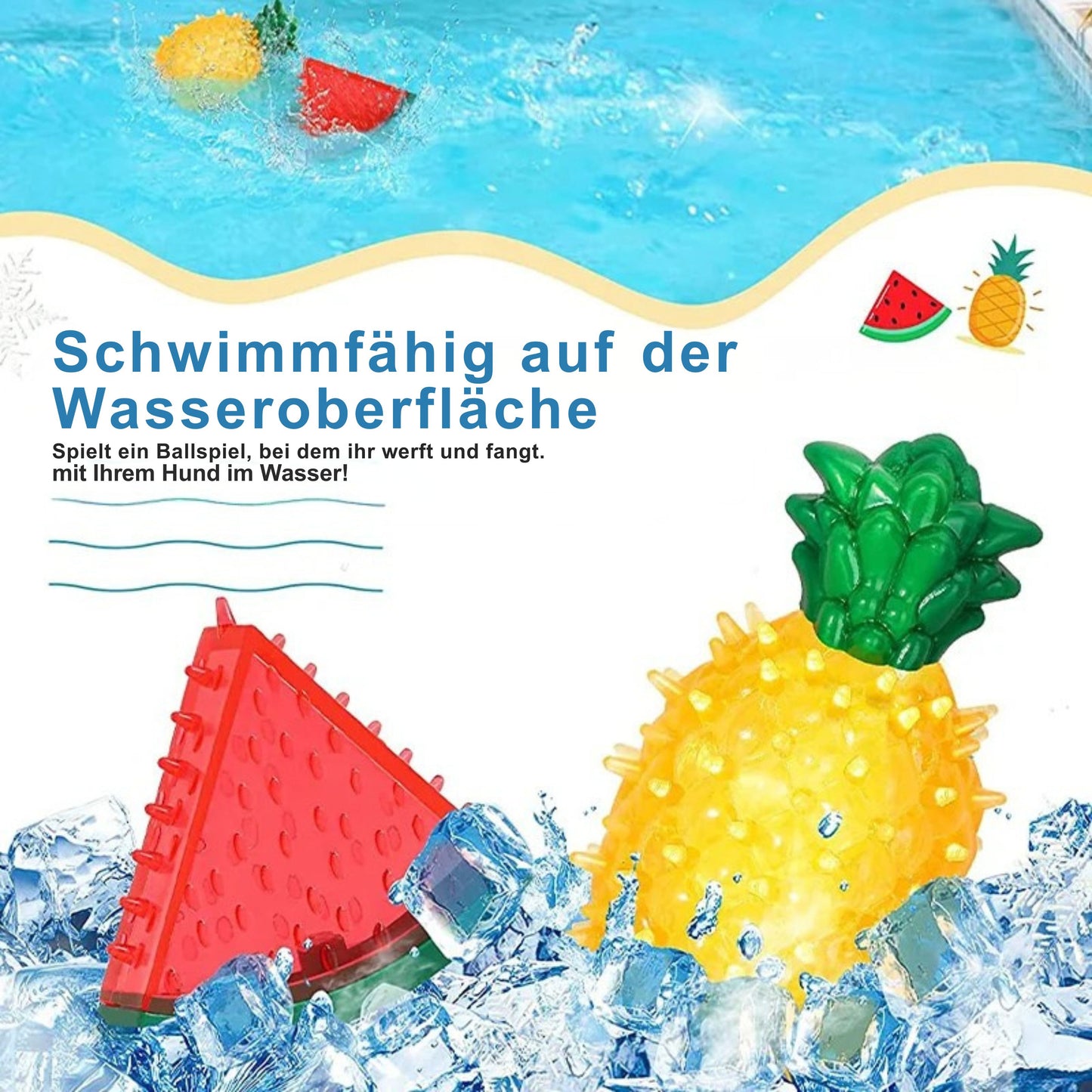 FruchtFrost Kühl-Kauspielzeug für Haustiere