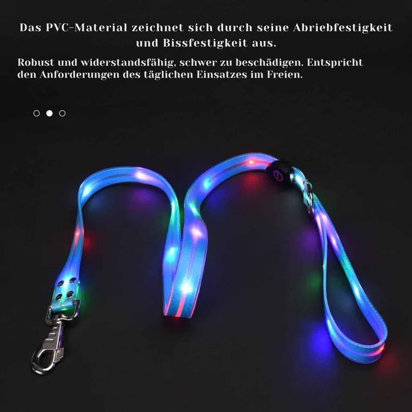 LED Hundehalsband & Leinen-Set