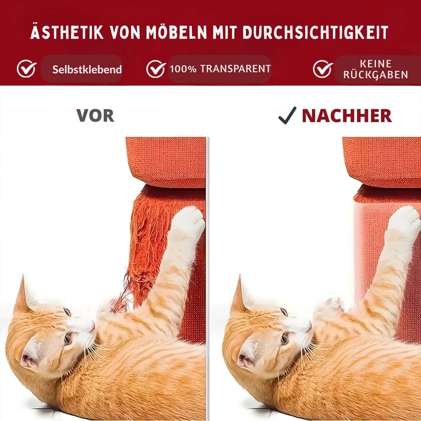 Katzen Kratzschutz Band