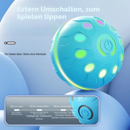 PlayPulse Elektrischer Hundeball – Interaktives Rollspielzeug für Hunde