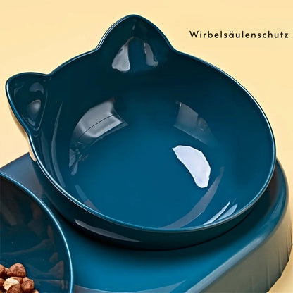 3-in-1 Katzennapf mit Wasserspender