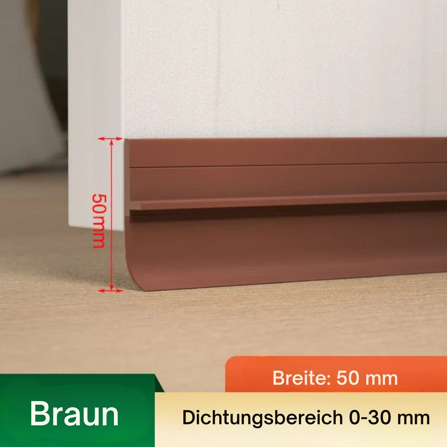 DichtFix Selbstklebende Tür- & Fensterdichtung