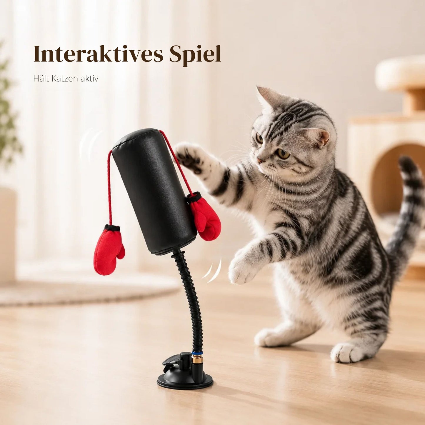 PfotenBox Interaktives Katzenspielzeug