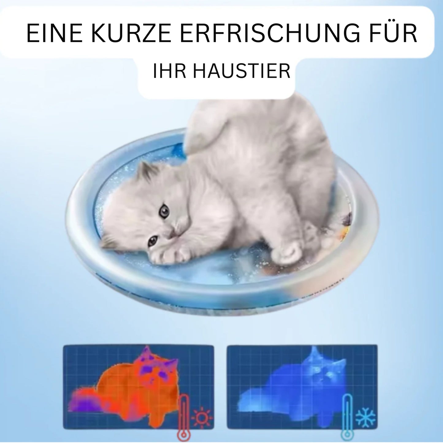 WasserKühl Kühlmatte für Haustiere
