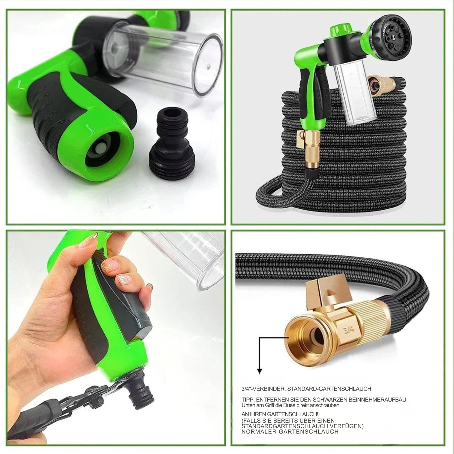 8-in-1 Hunde-Duschsprüher