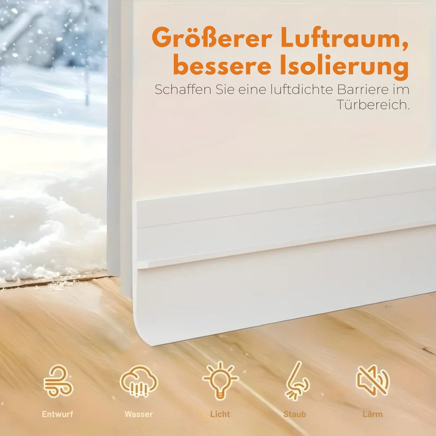 DichtFix Selbstklebende Tür- & Fensterdichtung