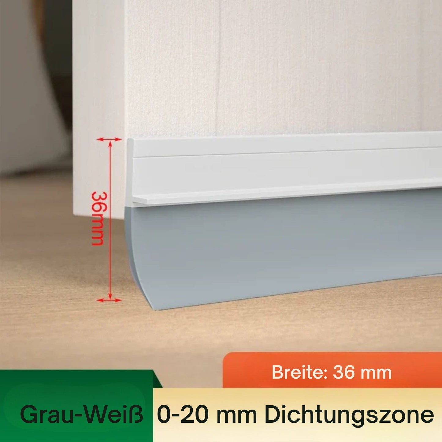 DichtFix Selbstklebende Tür- & Fensterdichtung