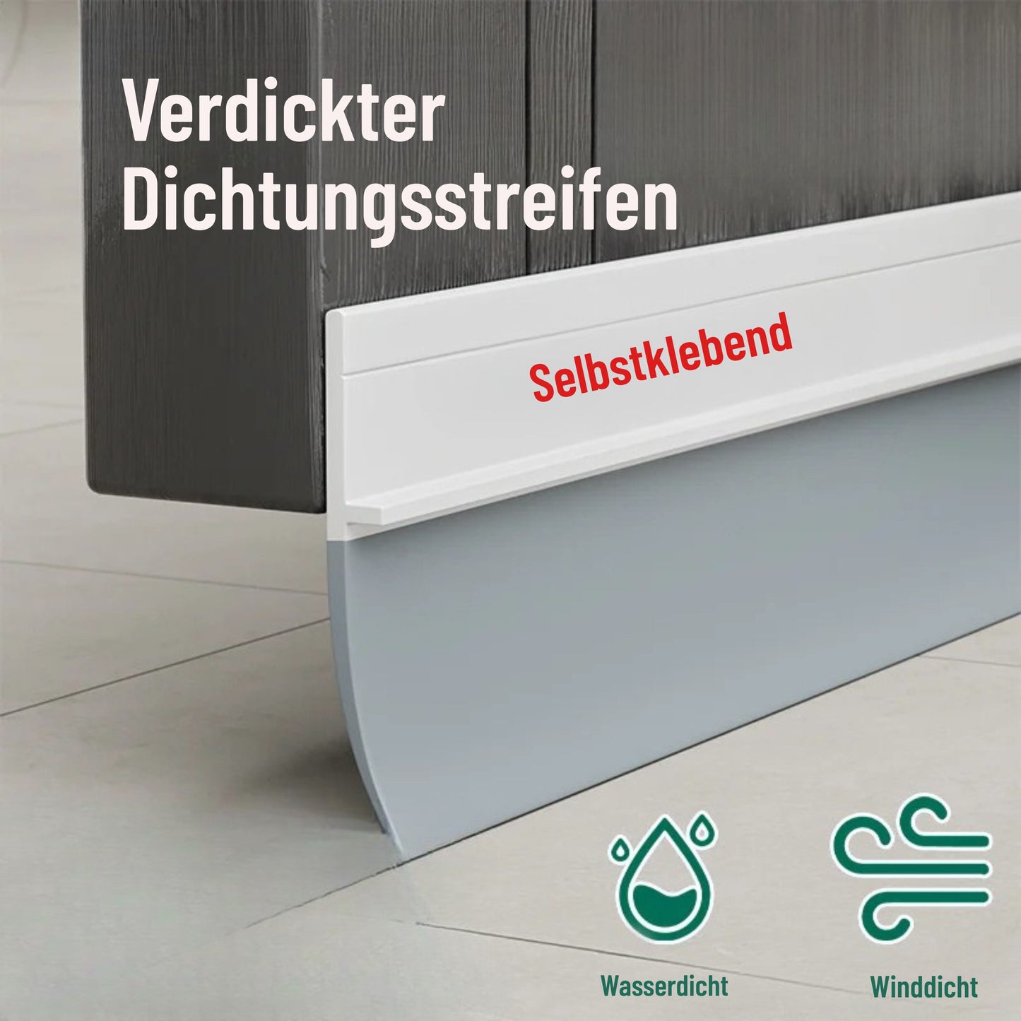 DichtFix Selbstklebende Tür- & Fensterdichtung