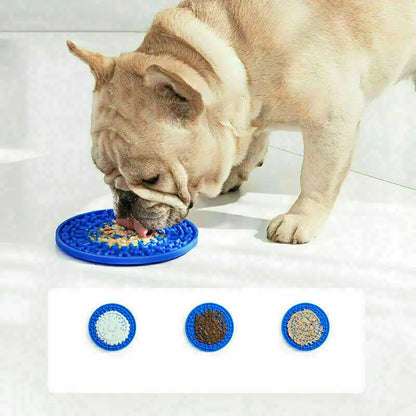 StickyPaw Leckmatte für Hunde & Katzen – Saugnapf Slow Feeder