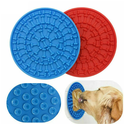 StickyPaw Leckmatte für Hunde & Katzen – Saugnapf Slow Feeder