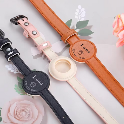 Personalisiertes AirTag Halsband für Haustiere