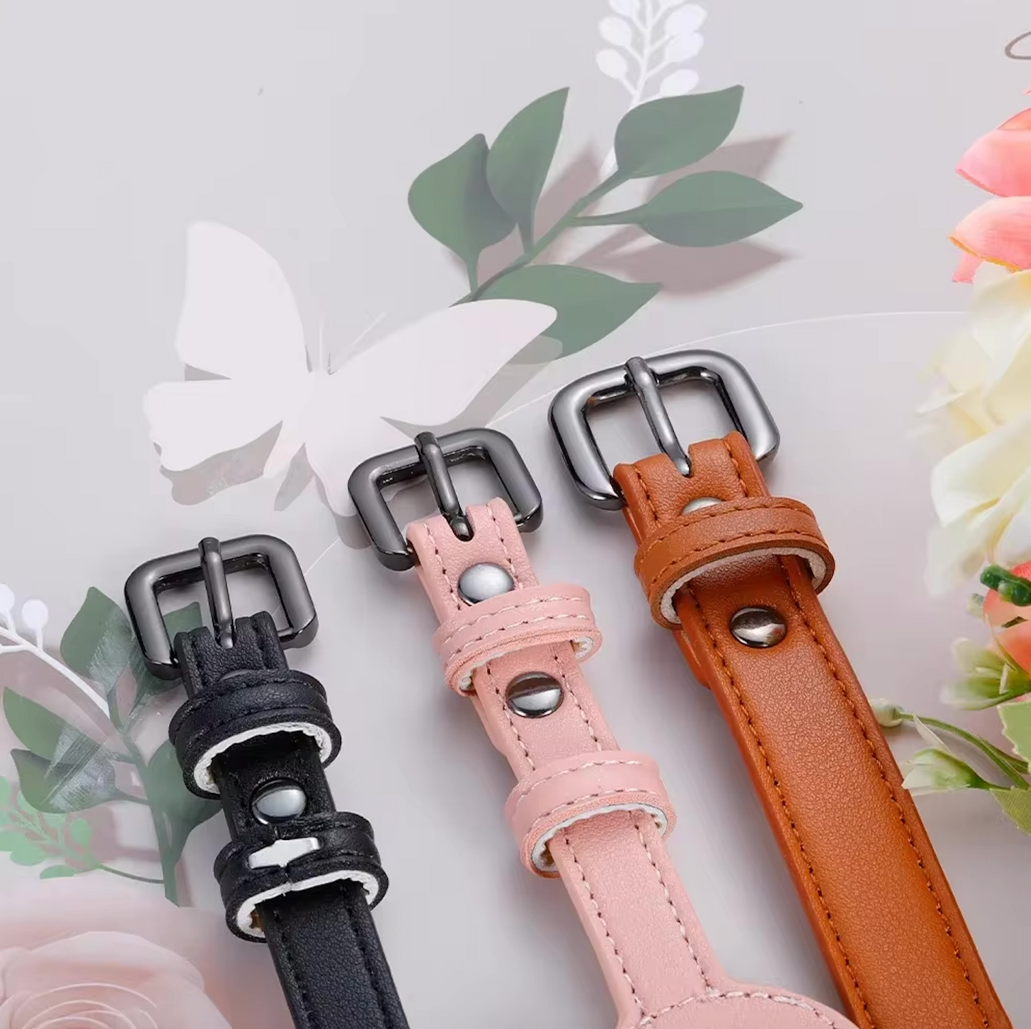 Personalisiertes AirTag Halsband für Haustiere