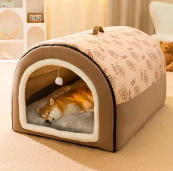 Warmes Hunde- & Katzenhaus für den Winter