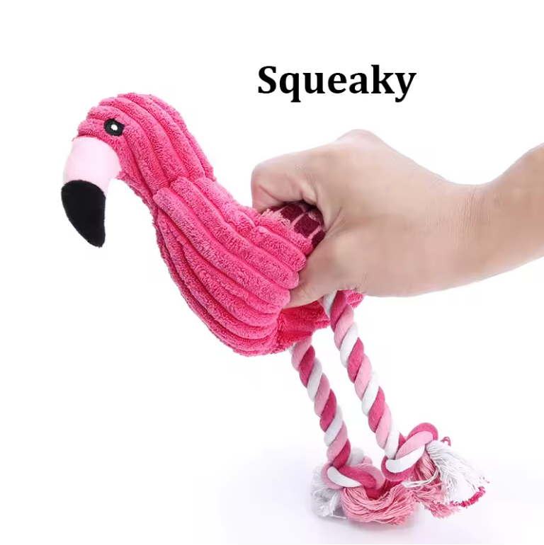 Robustes Flamingo Hundespielzeug