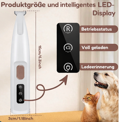 LED Pfoten-Trimmer für Haustiere