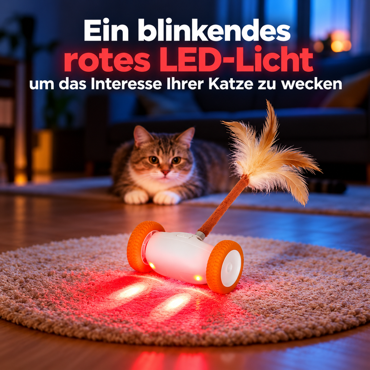 FlitzPfote – Elektrischer LED-Katzenspielstab 😼⚡