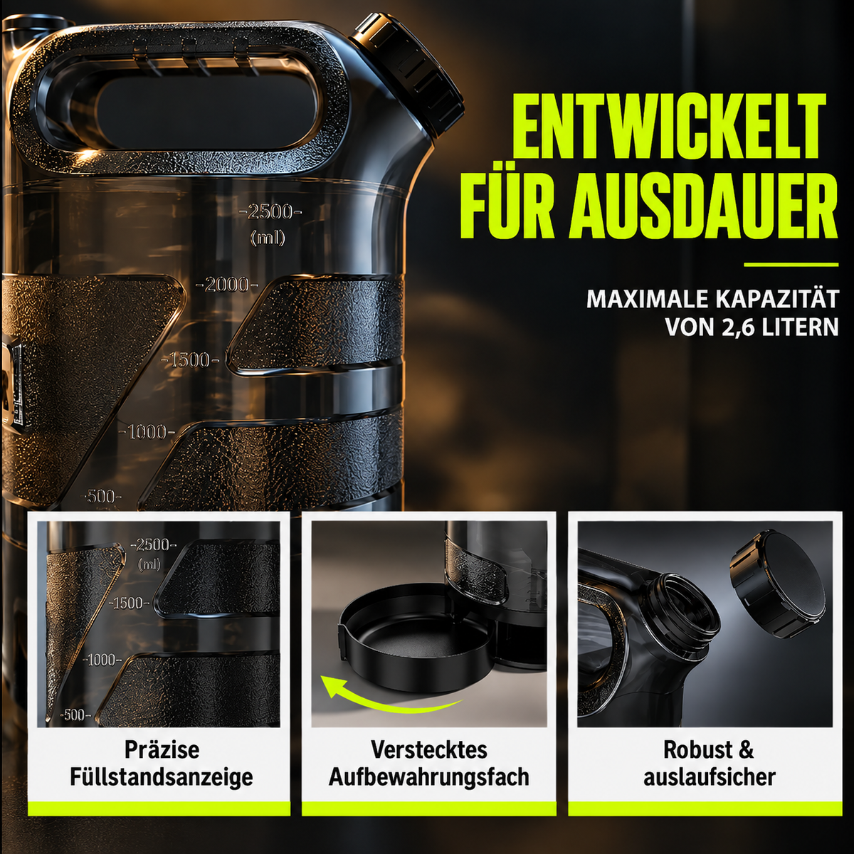 Tragbarer Wasserspender für Hunde, 2,6 l 🐶💧
