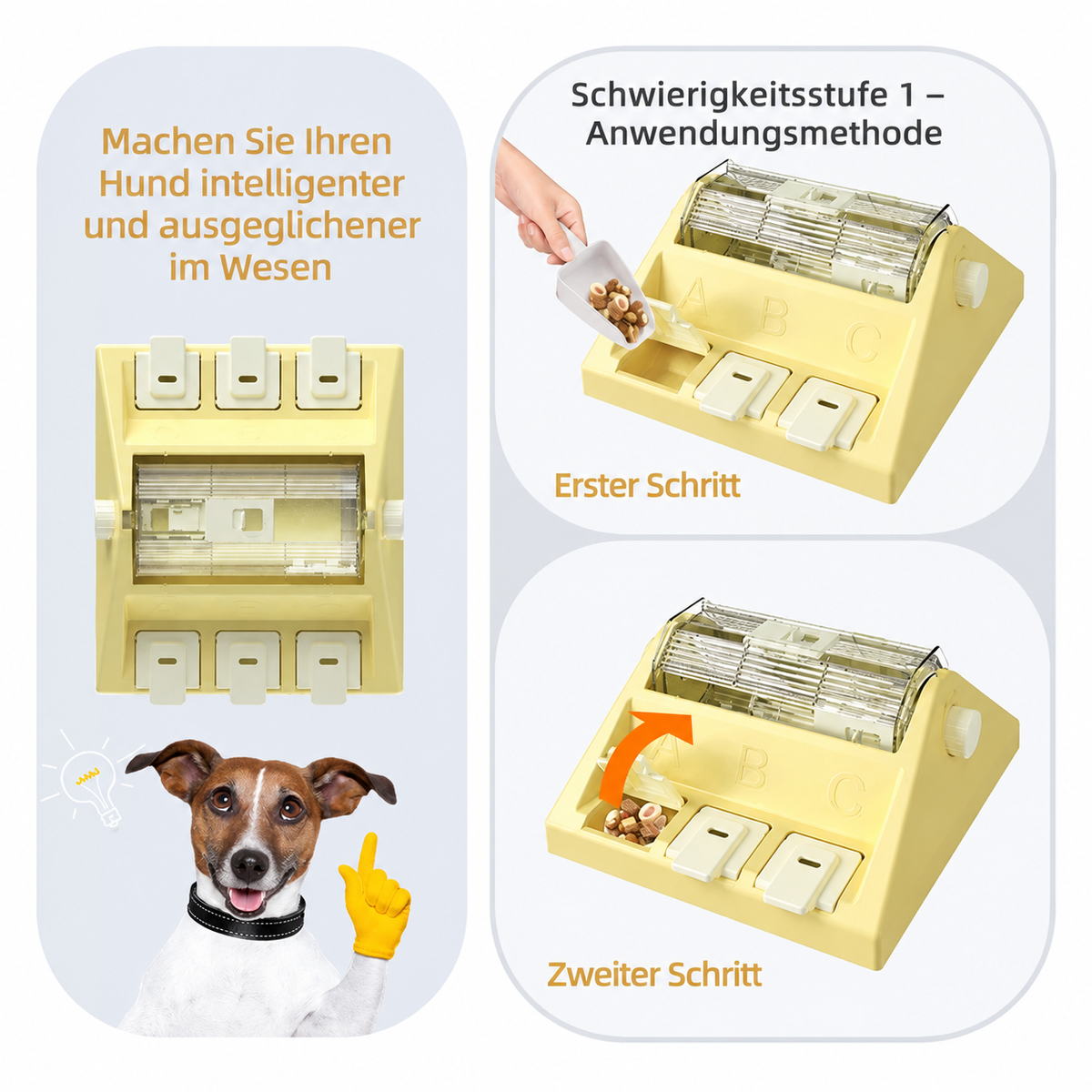 Hunde-Puzzle – Anti-Schling-Napf & Versteckspiel